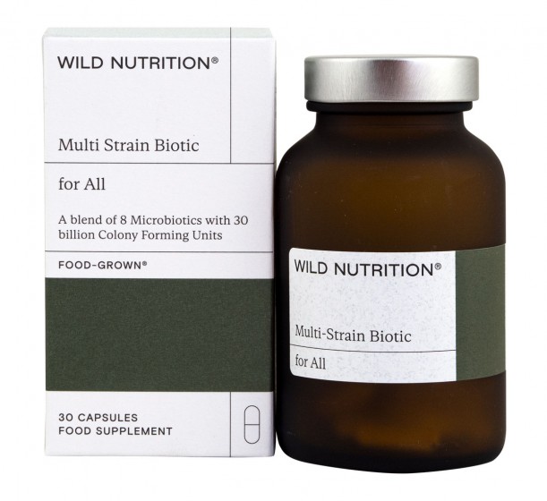WILD NUTRITION FOOD-GROWN MULTI STRAIN BIOTIC for All 30 Billion Мултибиотик x 30 caps