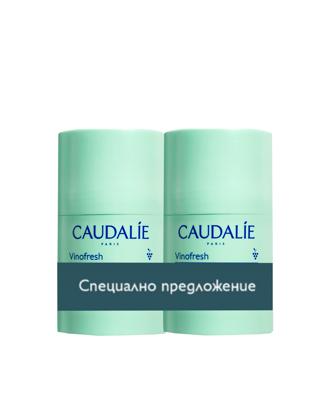 CAUDALIE DUO VINOFRESH Натурален Стик Дезодорант 50g 1+1