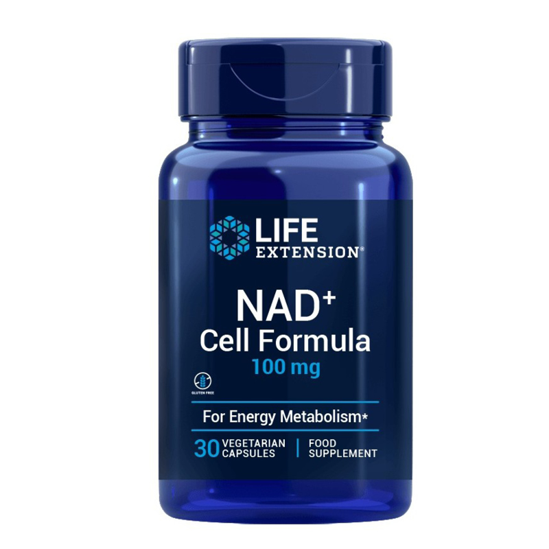 LIFE EXTENSION NAD+ CELL FORMULA 100mg защита срещу клетъчно стареене x 30 V caps