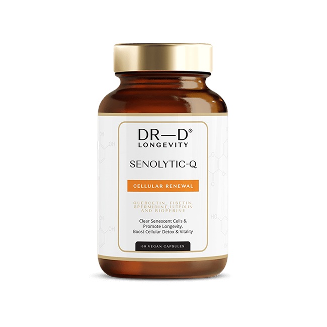 DR-D Longevity Senolytic-QСенолитичен комплекс за клетъчно пречистване и защита x 60 caps