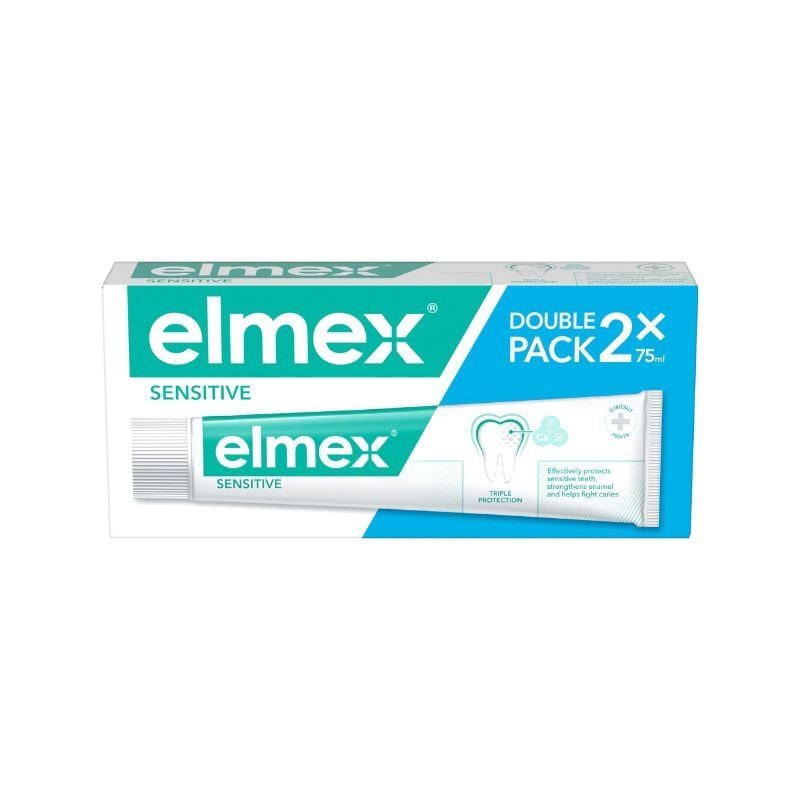 ELMEX DUO SENSITIVE паста за зъби 75ml 1+1