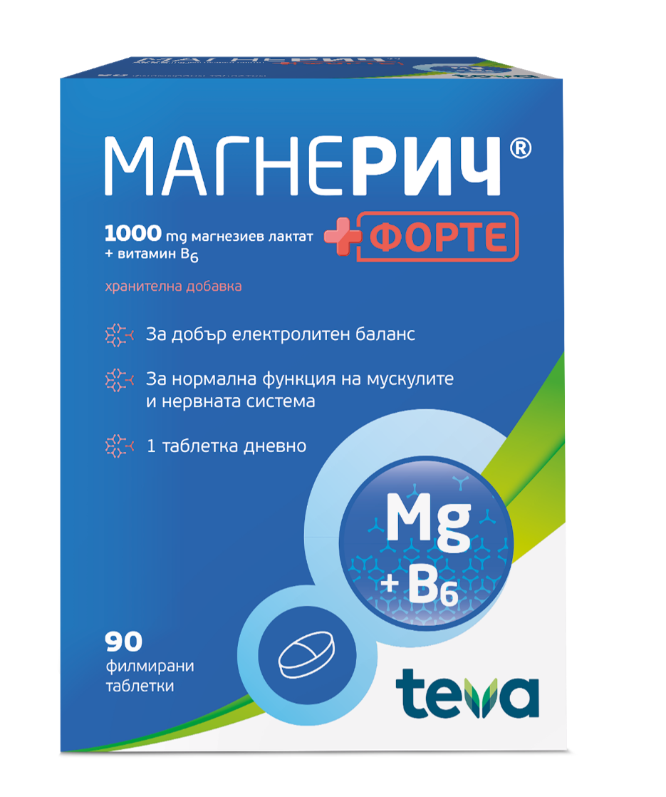 MAGNERICH Forte 1000mg/3mg x 90 tabl