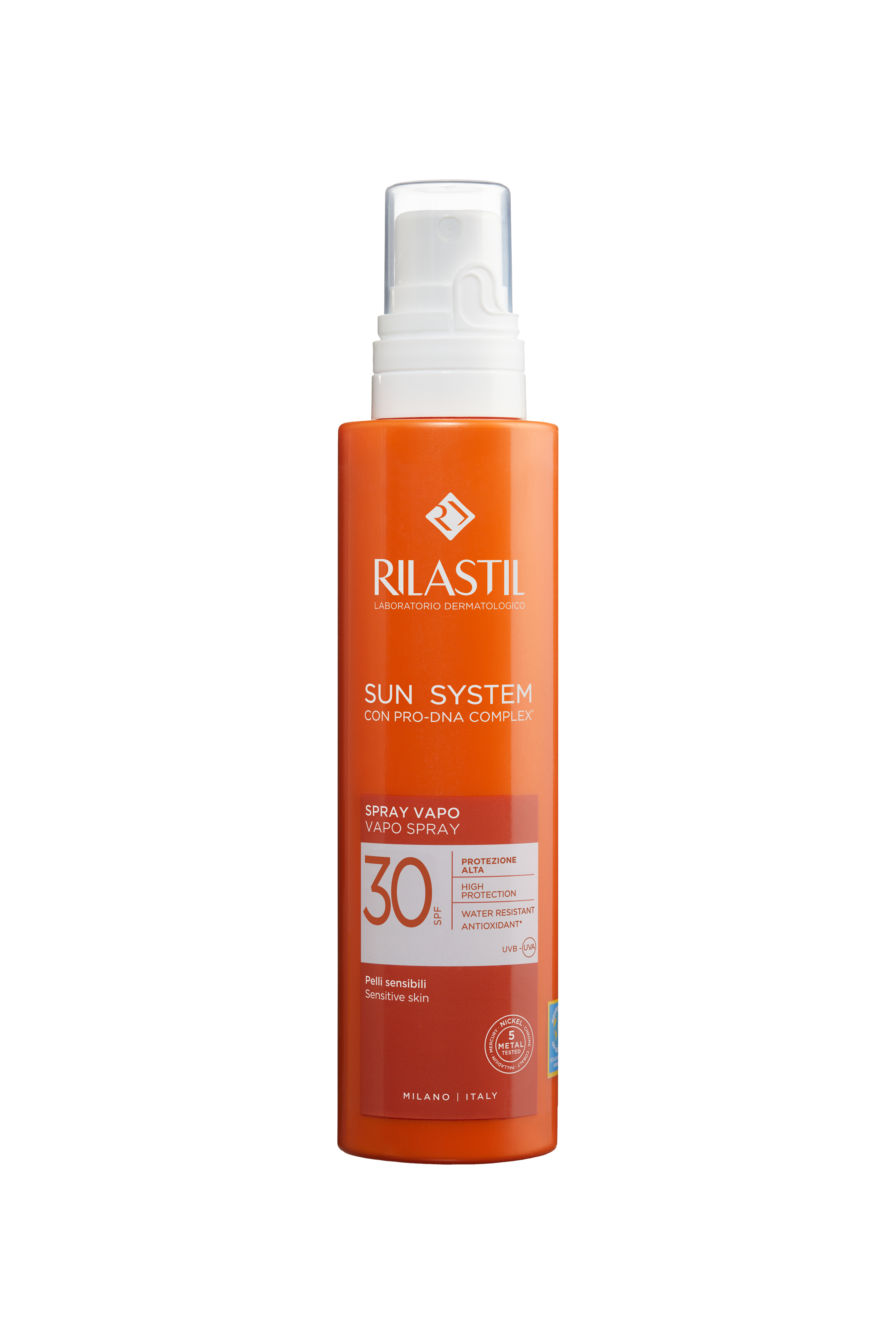 RILASTIL SUN SYSTEM SPRAY VAPO+ SPF30 слънцезащитен мляко спрей за тяло 200 ml