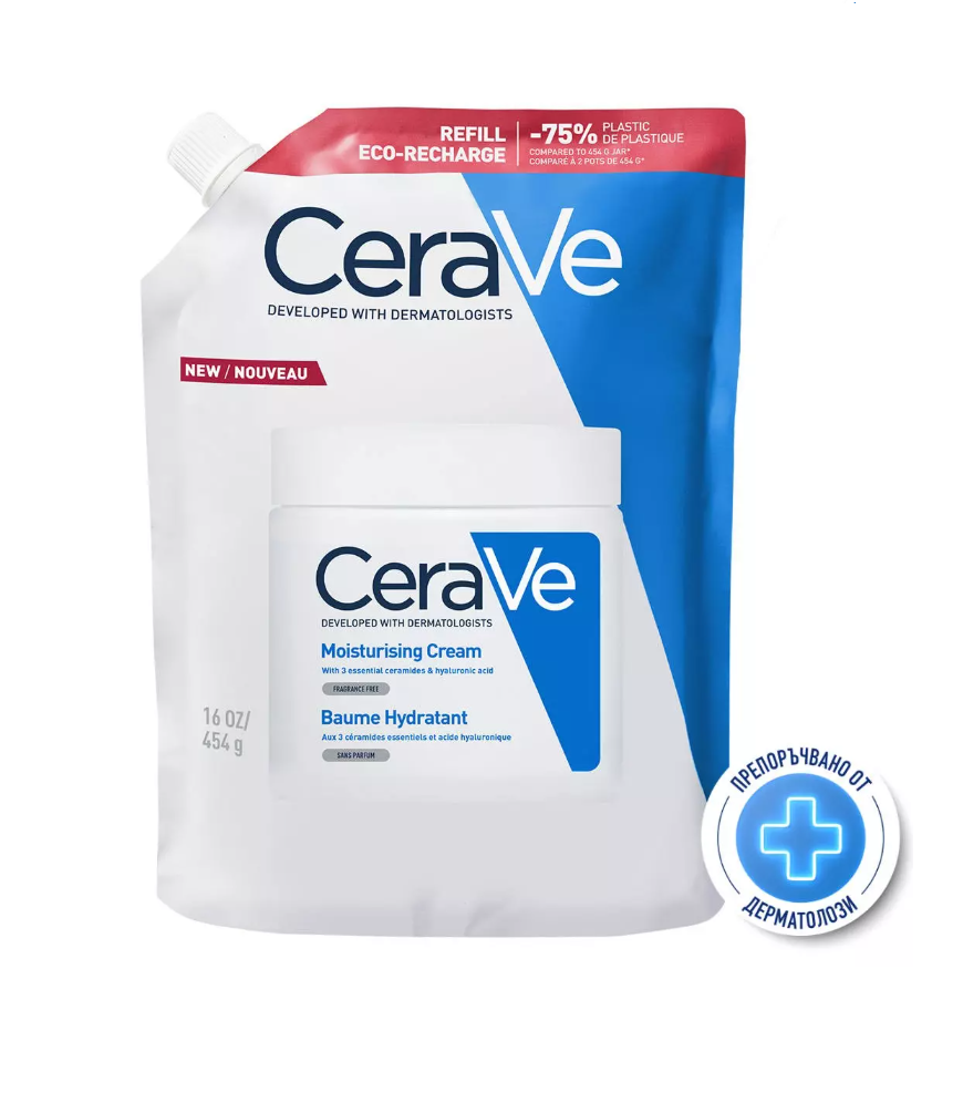 CERAVE крем хиратиращ за лице и тяло 473ml рефил
