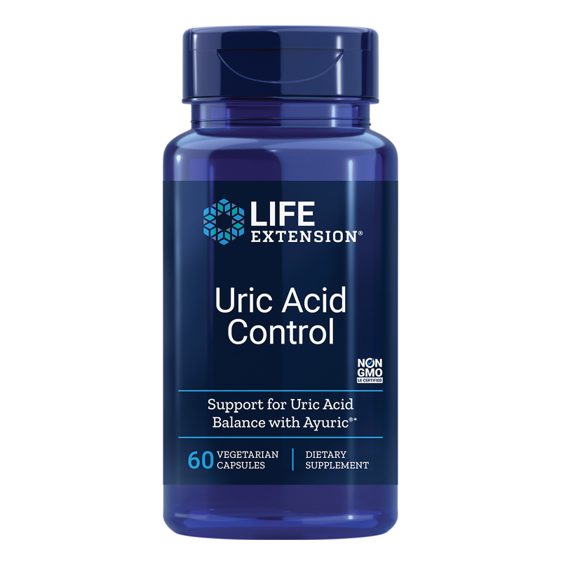 LIFE EXTENSION URIC ACID CONTROL Контрол над Пикочната киселина х 60 V caps