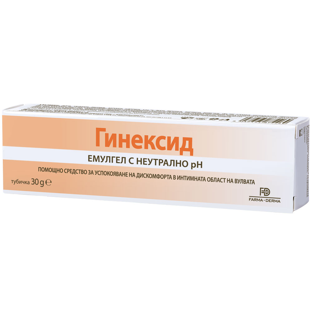 NATURPHARMA GINEXID емугел с неутрално pH при раздразнение, парене и сърбеж в интимната област 30g