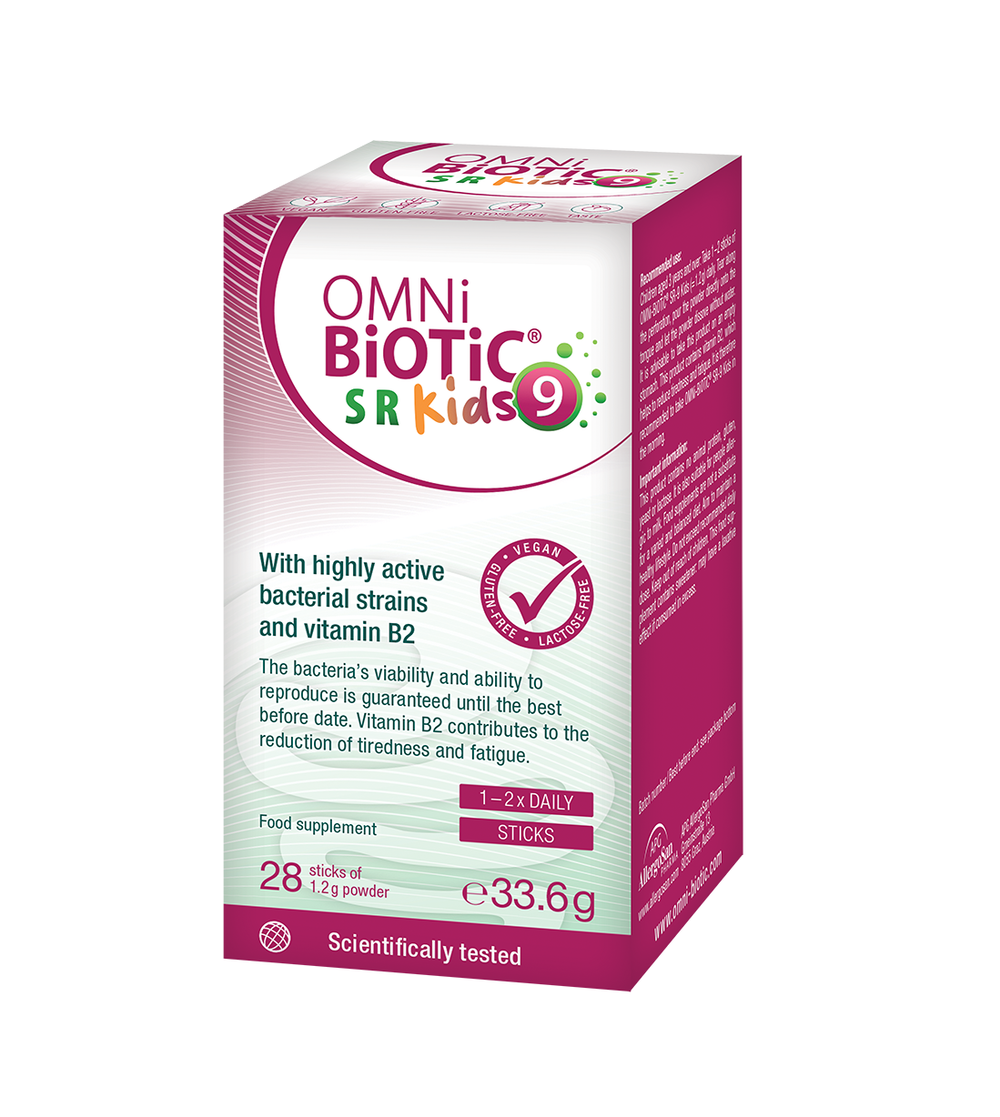 OMNI BIOTIC SR-9 KIDS 33.6g x 28 sach