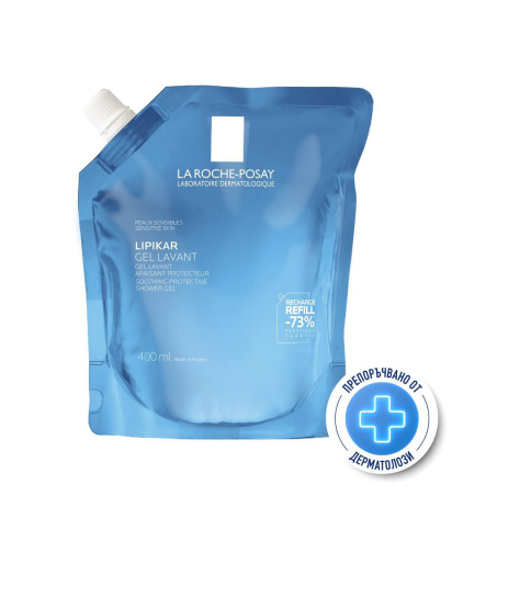 LA ROCHE-POSAY LIPIKAR GEL LAVANTE измиващ гел за лице и тяло 400ml рефил