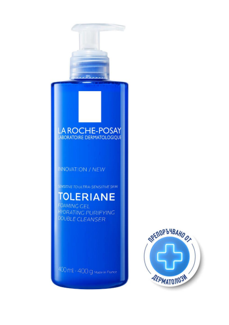 LA ROCHE-POSAY TOLERIANE хидратиращ,почистващ пенещ се гел 400ml