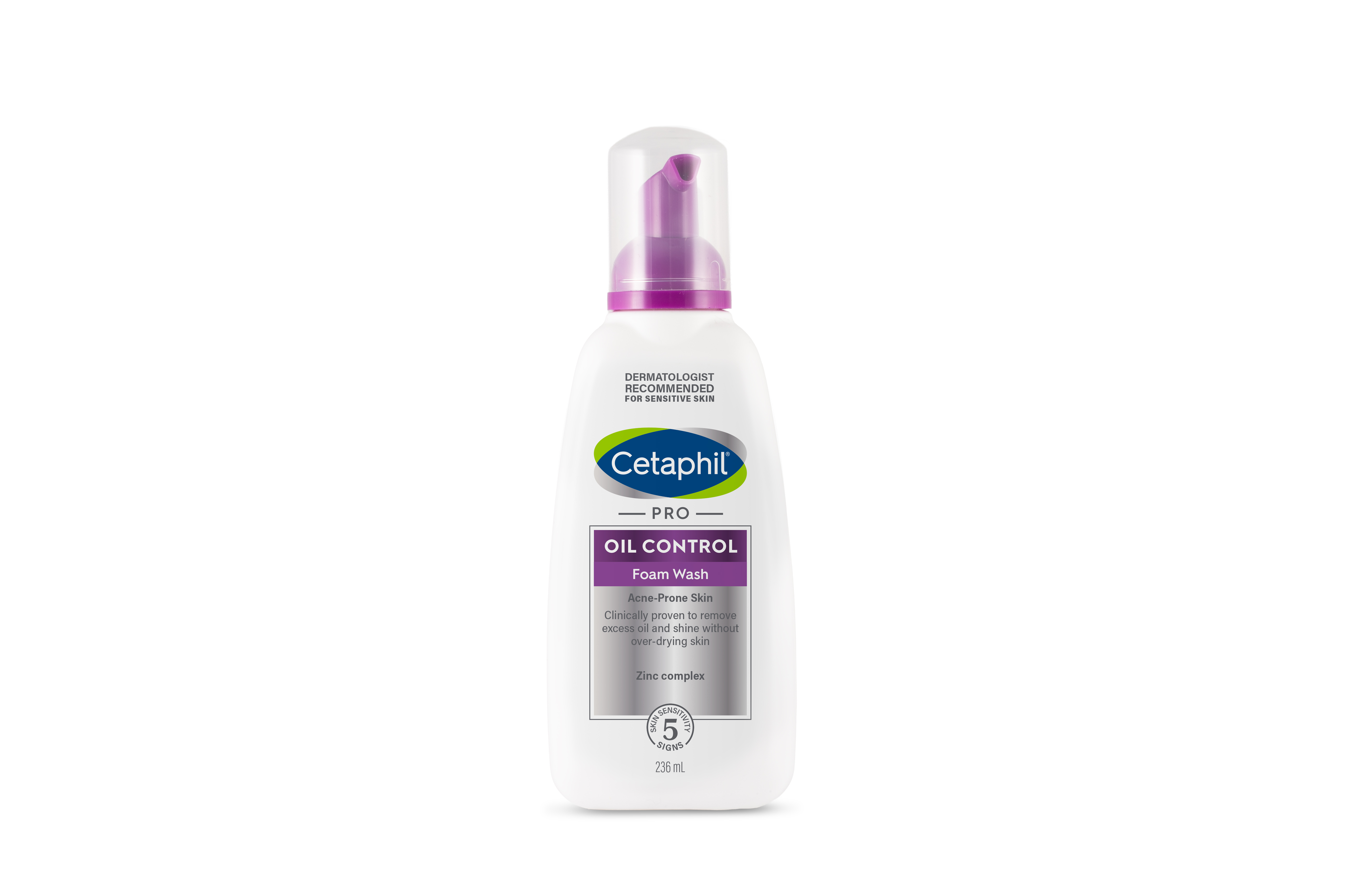 CETAPHIL PRO Oil Control Измивна пяна за лице за кожа, склонна към акне 236ml