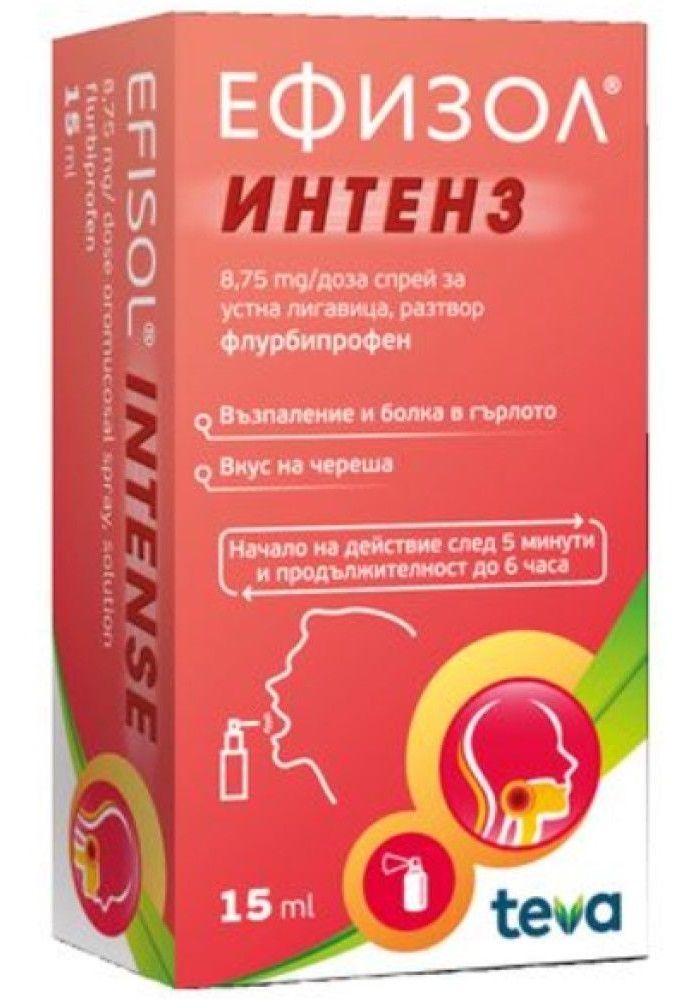 EFISOL INTENSE spray 8.75mg/dose 15ml