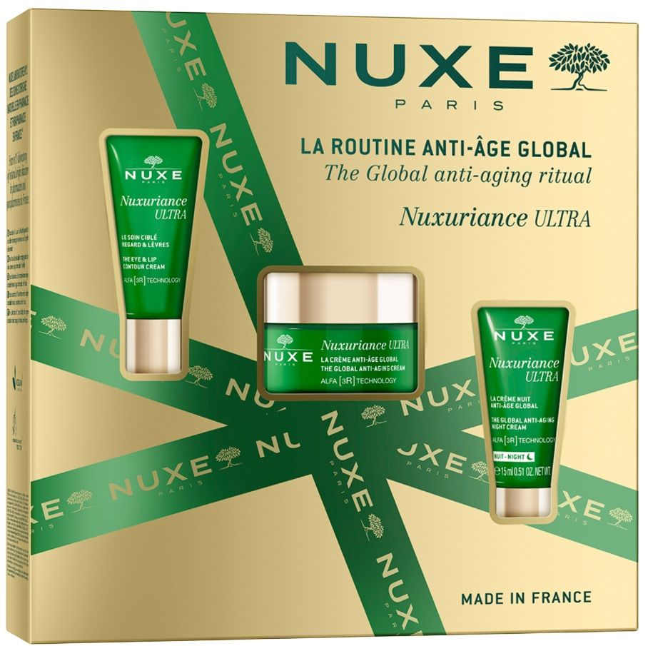 NUXE PROMO NUXURIANCE ULTRA Противостареещ крем с глобално действие 50ml + нощен крем 15ml + Околоочен крем 15ml