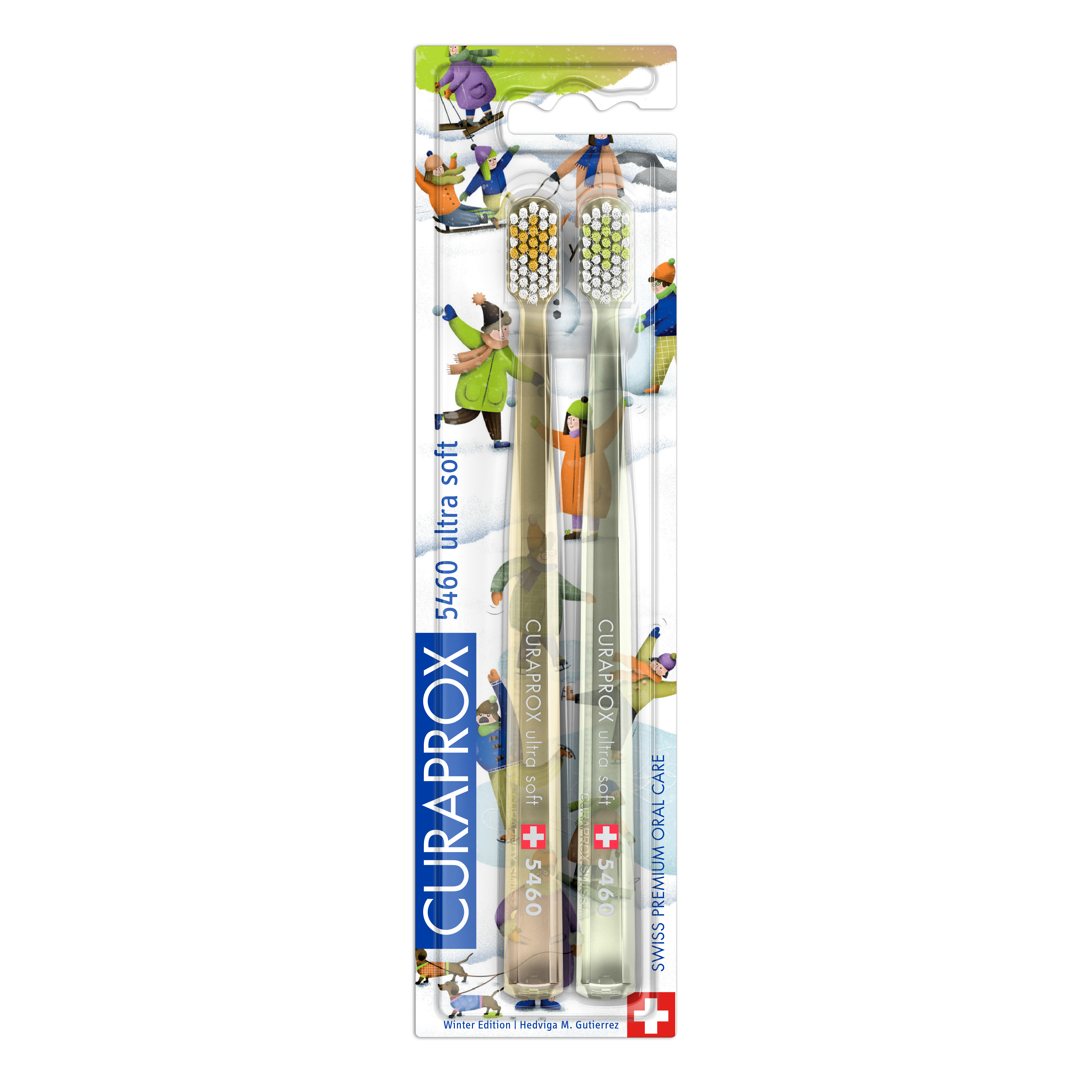 CURAPROX toothbrush CS 5460 Duo Winter Edition 2024 2 pcs. Blister