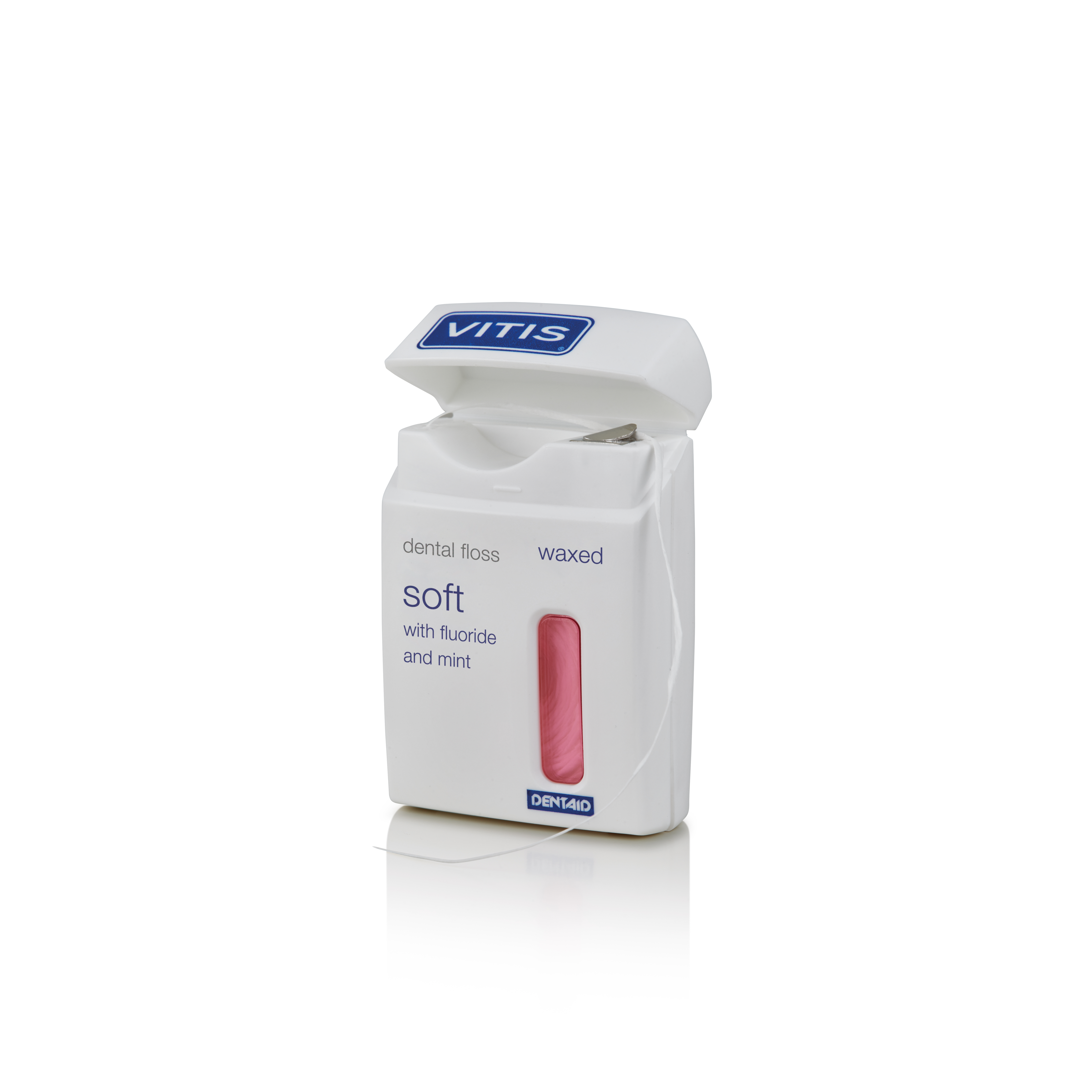 DENTAID конец за зъби VITIS Soft Dental Floss 50 m розов