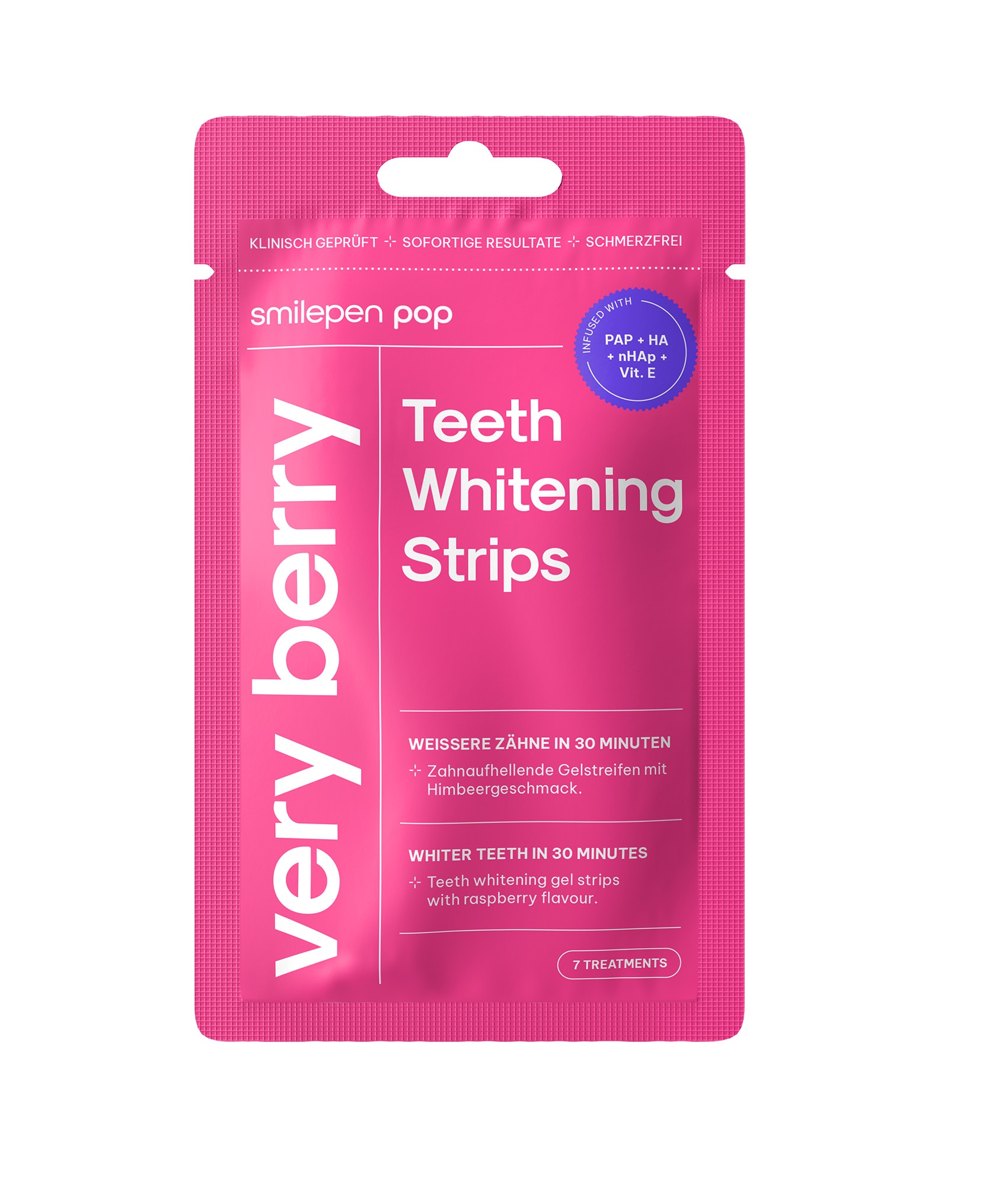 SMILEPEN POP избелващи лентички горски плодове  7x2 бр.