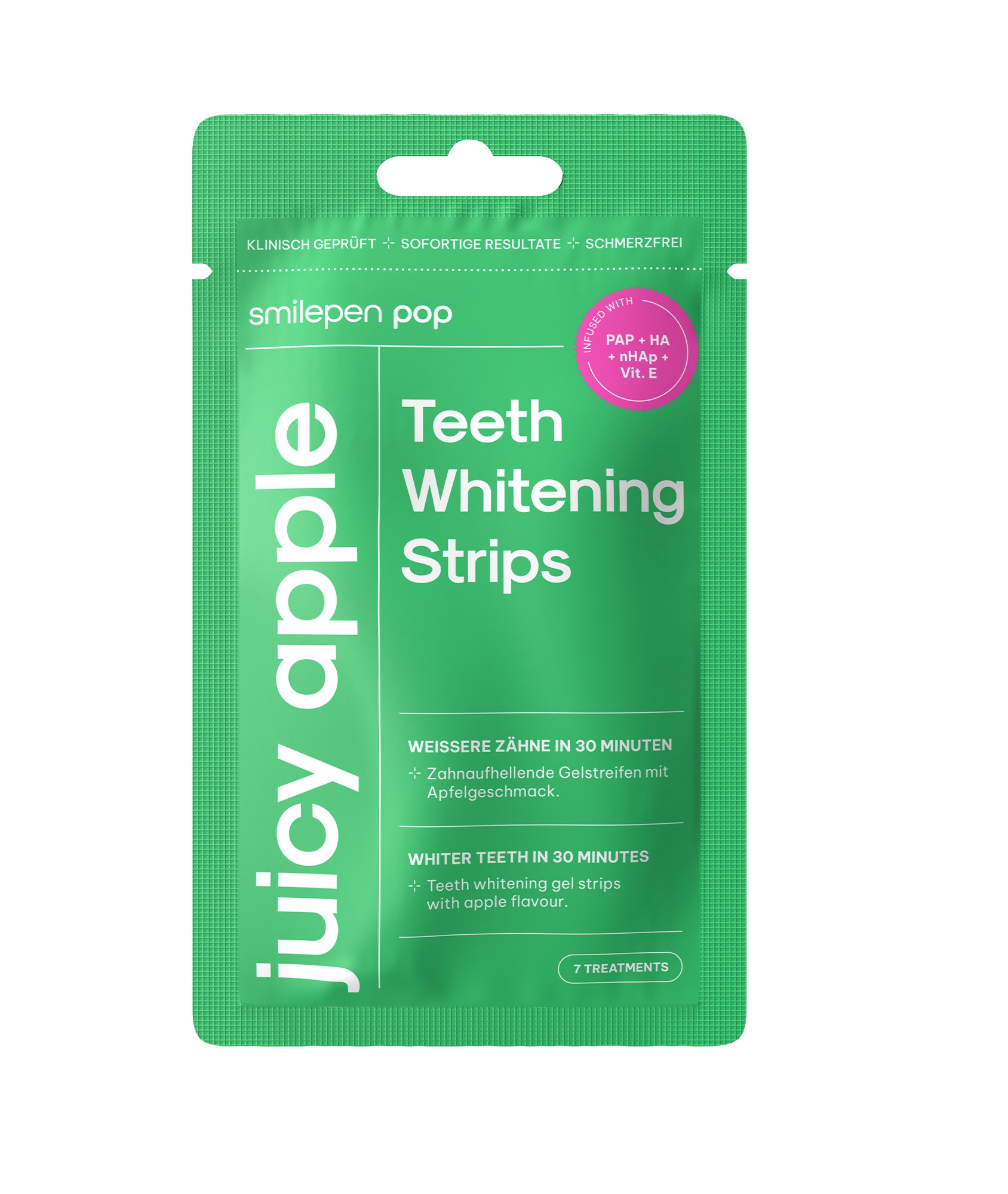 SMILEPEN POP избелващи лентички ябълка  7x2 бр.
