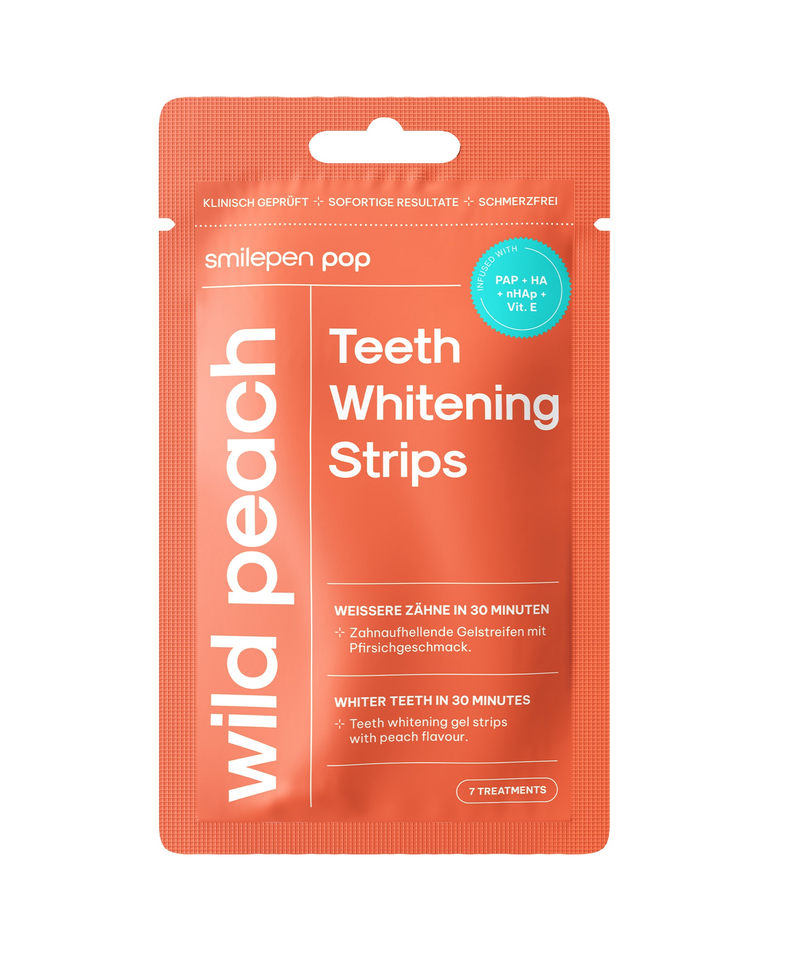 SMILEPEN POP избелващи лентички праскова  7x2 бр.