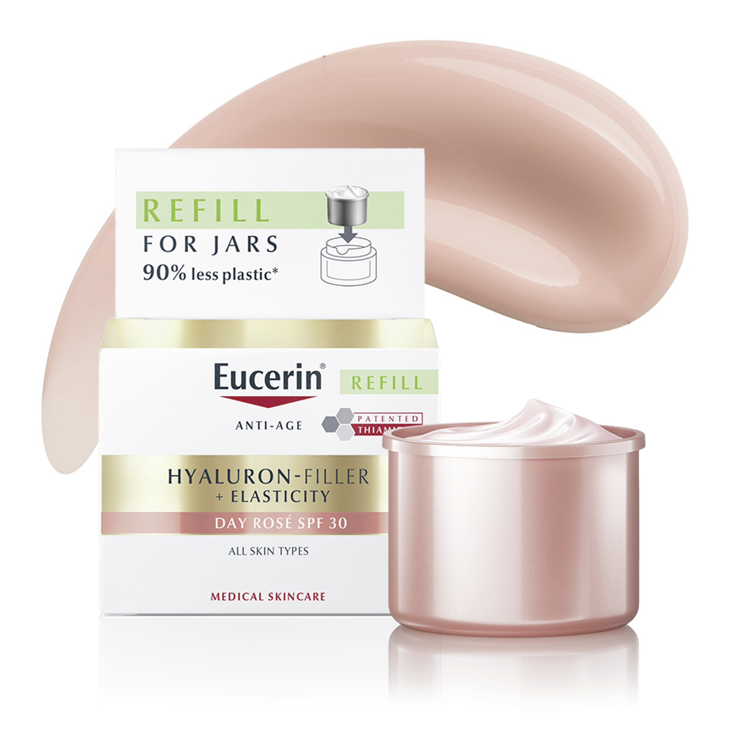 EUCERIN HYALURON FILLER + ELASTICITY ROSE SPF30 brightening day cream 50ml filler