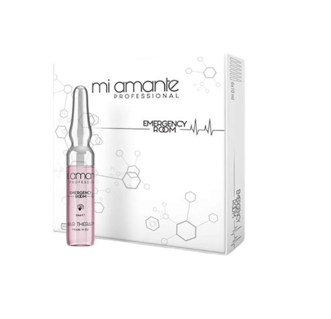 MI AMANTE Emergency Room Възстановяващи ампули за коса 6 x 10ml