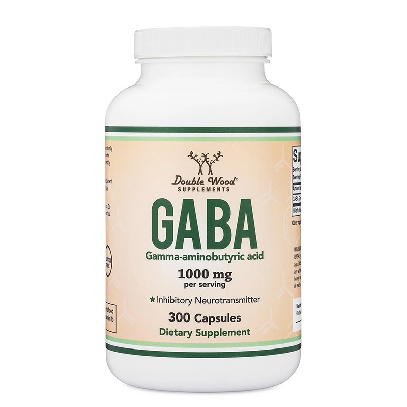 DOUBLE WOOD GABA ГАБА 500mg x 300 caps