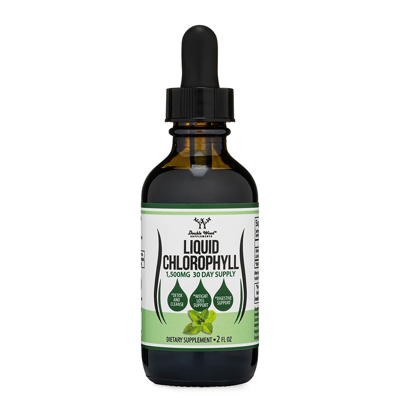 DOUBLE WOOD Liquid Chlorophyll Течен хлорофил капки x 60ml