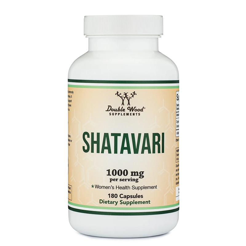 DOUBLE WOOD Shatavari Шатавари (корен) 500mg х 180 caps