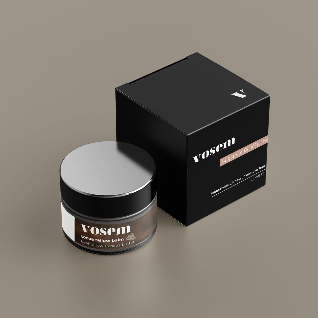 VOSEM Крем за лице с телешка лой и какао 50 ml