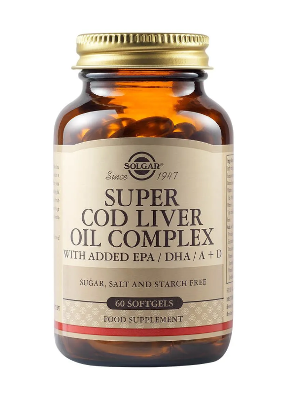 SOLGAR SUPER COD LIVER OIL super cod liver oil x 60caps