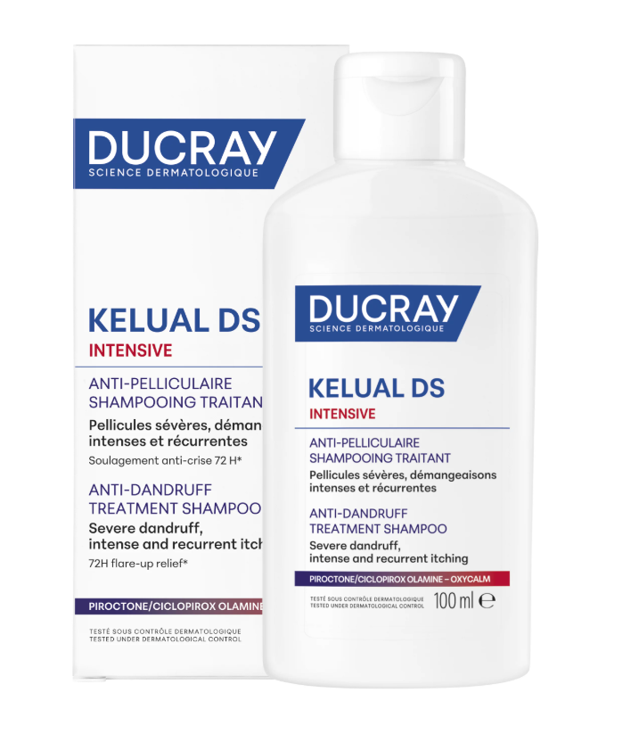 DUCRAY KELUAL DS INTENSIVE Третиращ шампоан против тежък пърхот с упорит сърбеж 100ml
