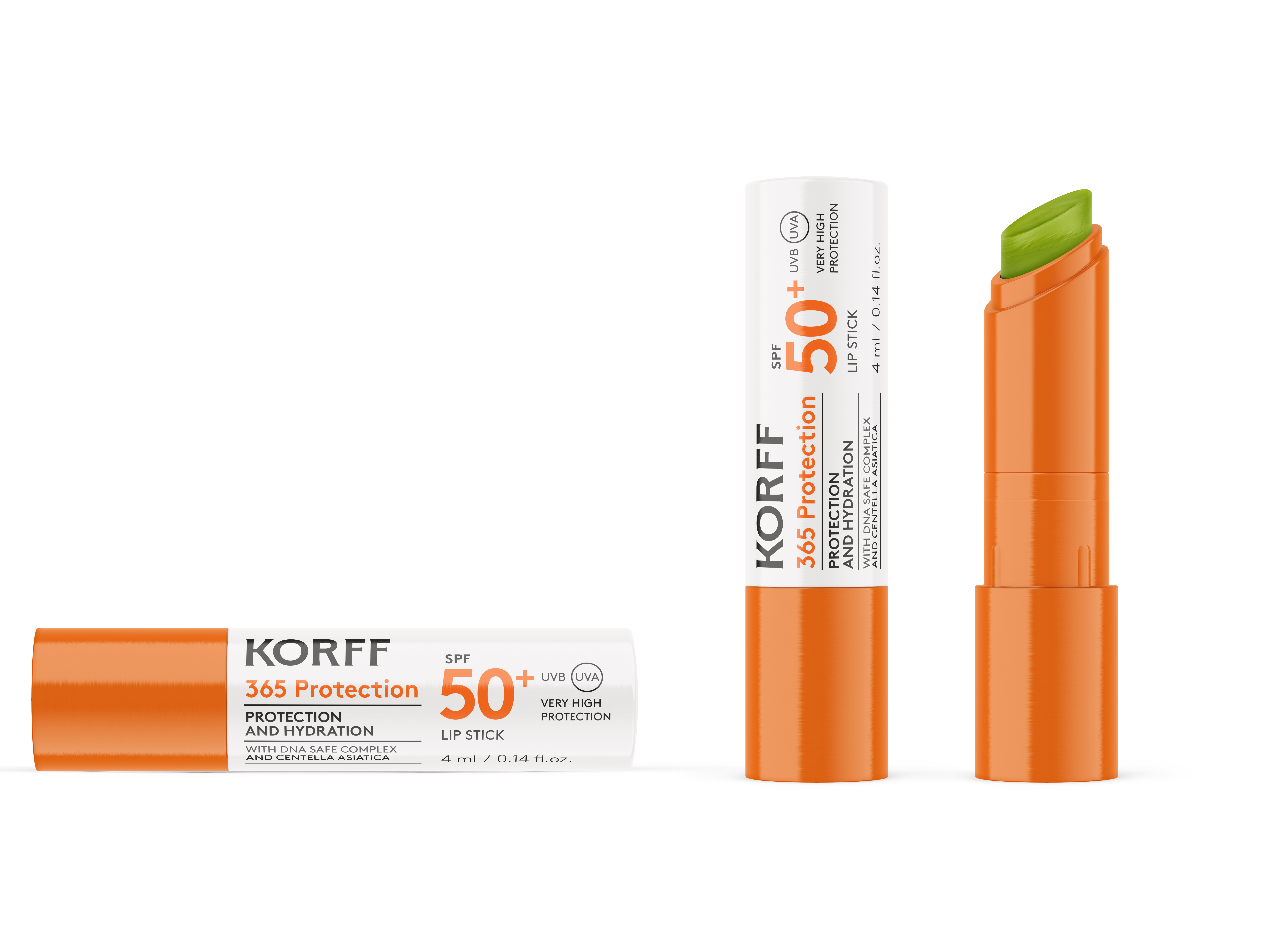 KORFF 365 PROTECTION PROTECTION AND HYDRATION LIP STICK SPF 50+ Sunscreen lip stick 8gr/K78V00420