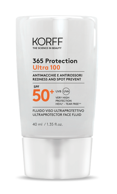 KORFF 365 PROTECTION ULTRA 100 SPF50+ Sunscreen Fluid Against Redness and Spots 40ml /K78V00320
