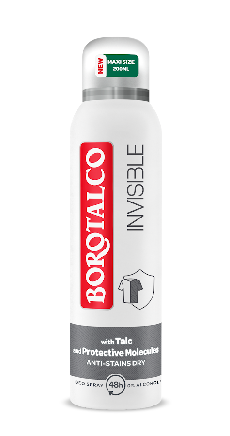 BOROTALCO INVISIBLE Deo Spray Део Спрей Инвизибъл 200ml