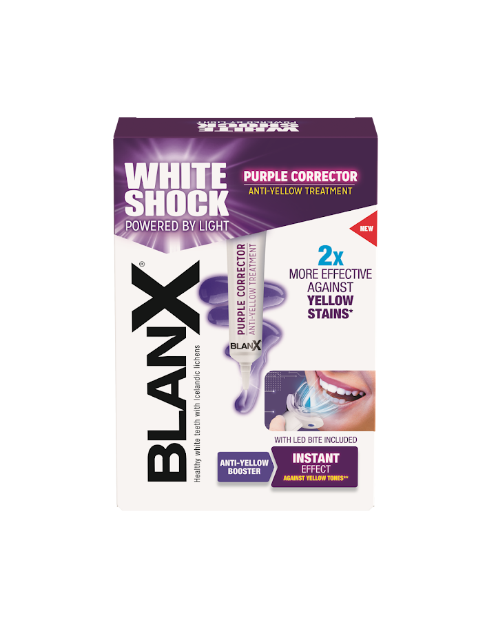 BLANX Система ЛЕД+УАЙТ ШОК ПЪРПЪЛ 20ml