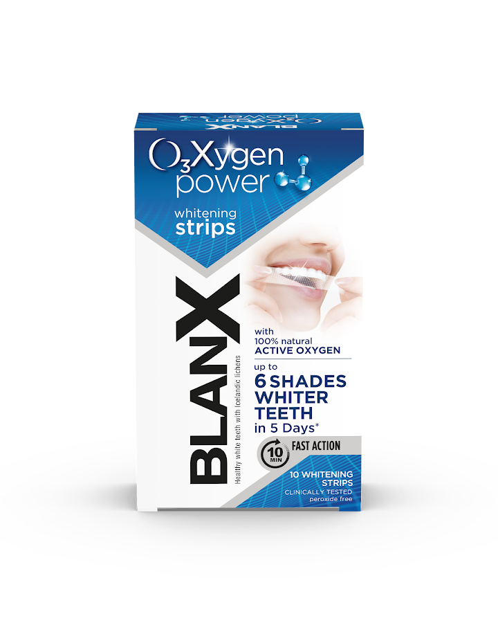 BLANX Избелващи ленти ОКСИДЖЕН ПАУЪР x 10