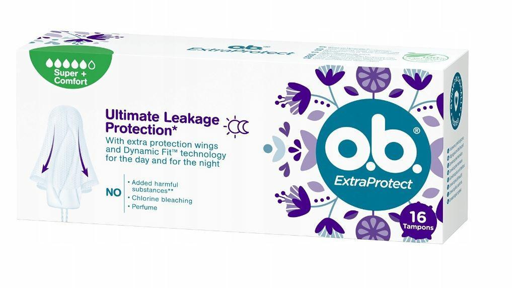 O.B Extra Protect дамски тампони Super+ x 16