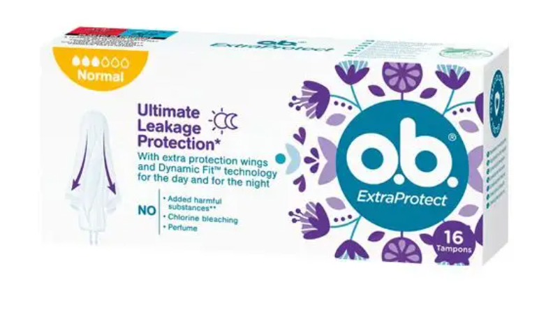O.B Extra Protect дамски тампони Normal x 16