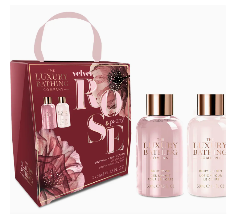 GRACE COLE PROMO Velvet Rose and Peony 2 Shower Gel 50ml, Body Lotion 50ml