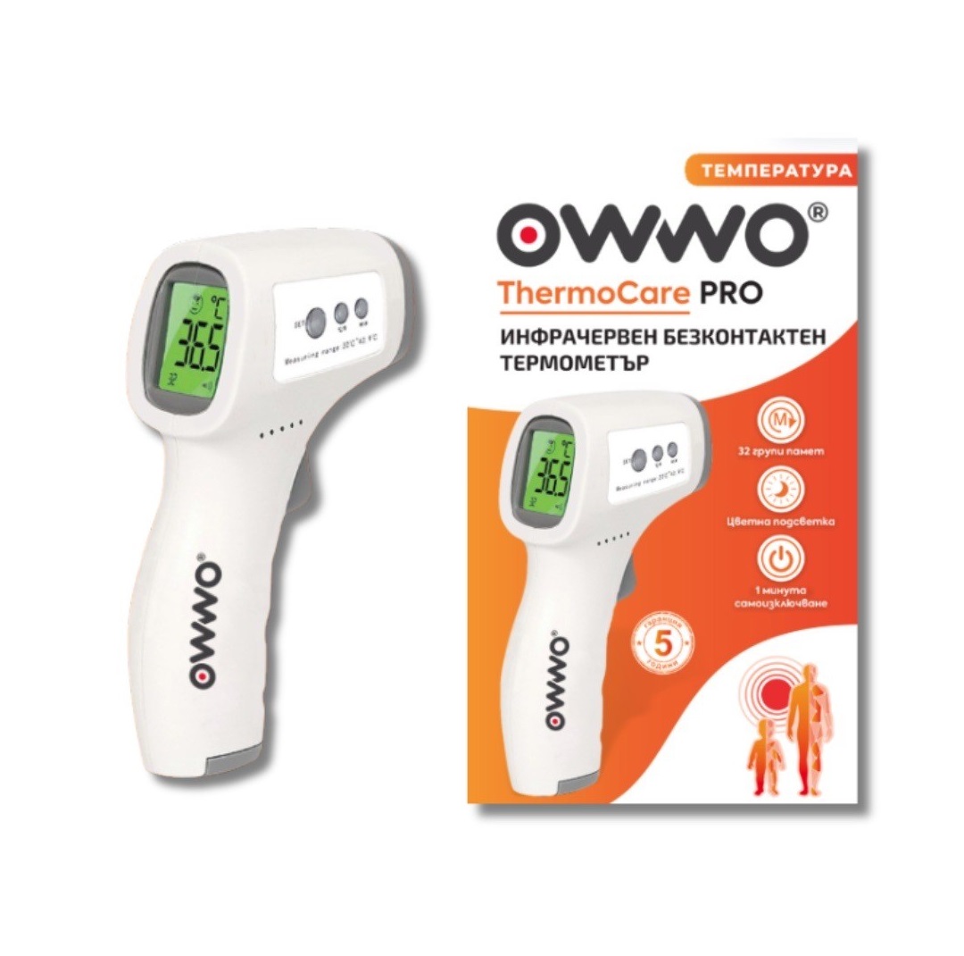 OWWO Термокеър Про инфрачервен безконтактен термометър