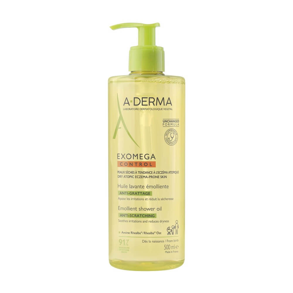A-DERMA EXOMEGA CONTROL емолиентно душ олио 1000ml