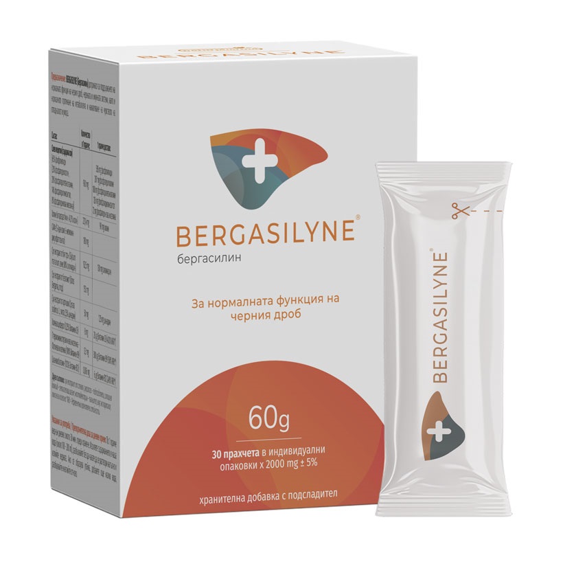 BERGASILYNE грижа за черния дроб 60g x 30 sach