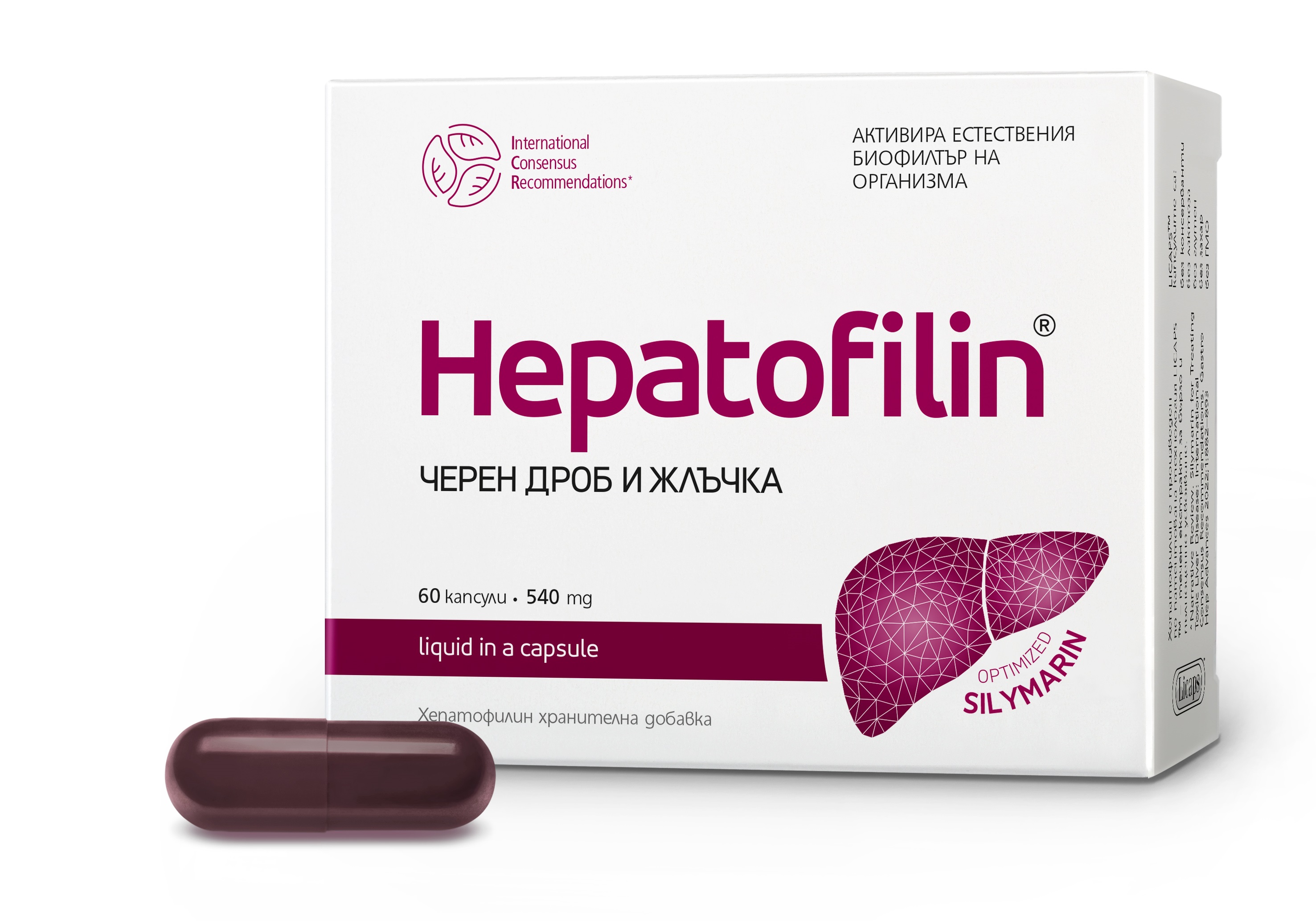 VITAHERB HEPATOFILIN liver and bile x 60 caps