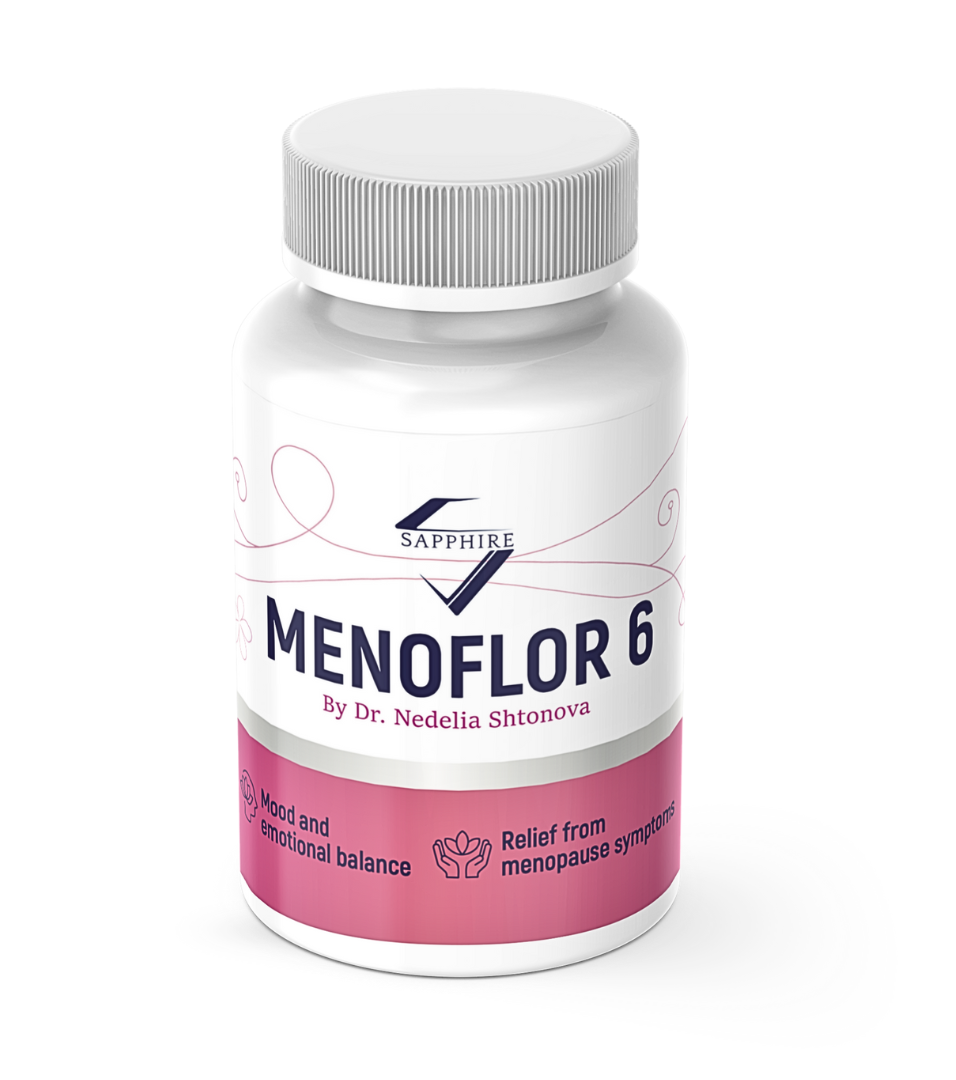 SAPPHIRE MENOFLOR 6 контрол на хормоните в менопауза x 60 caps