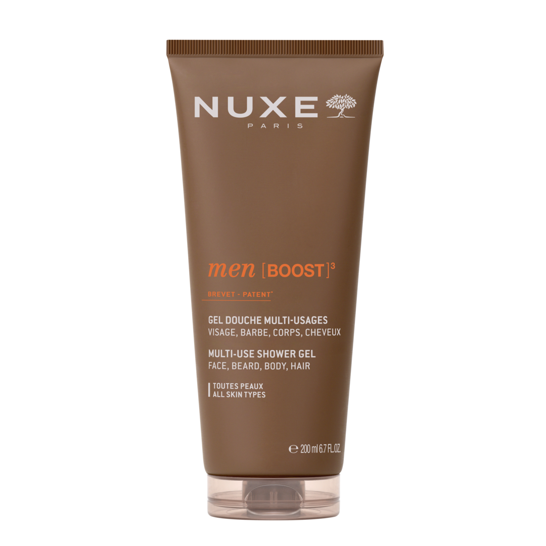 NUXE MEN BOOST душ-гел за лице,брада,коса и тяло 200ml