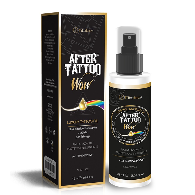 FITOBIOS AFTER TATTOO WOW Two-phase luxurious nourishing and brightening spray for tattoos x 75 ml