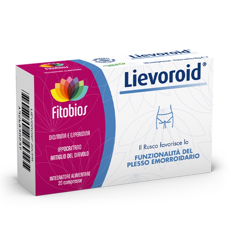 FITOBIOS LIEVOROID Lievoroid (for the venous system with disomin, prickly ash, horse chestnut, devil's claw) x 20 tabl