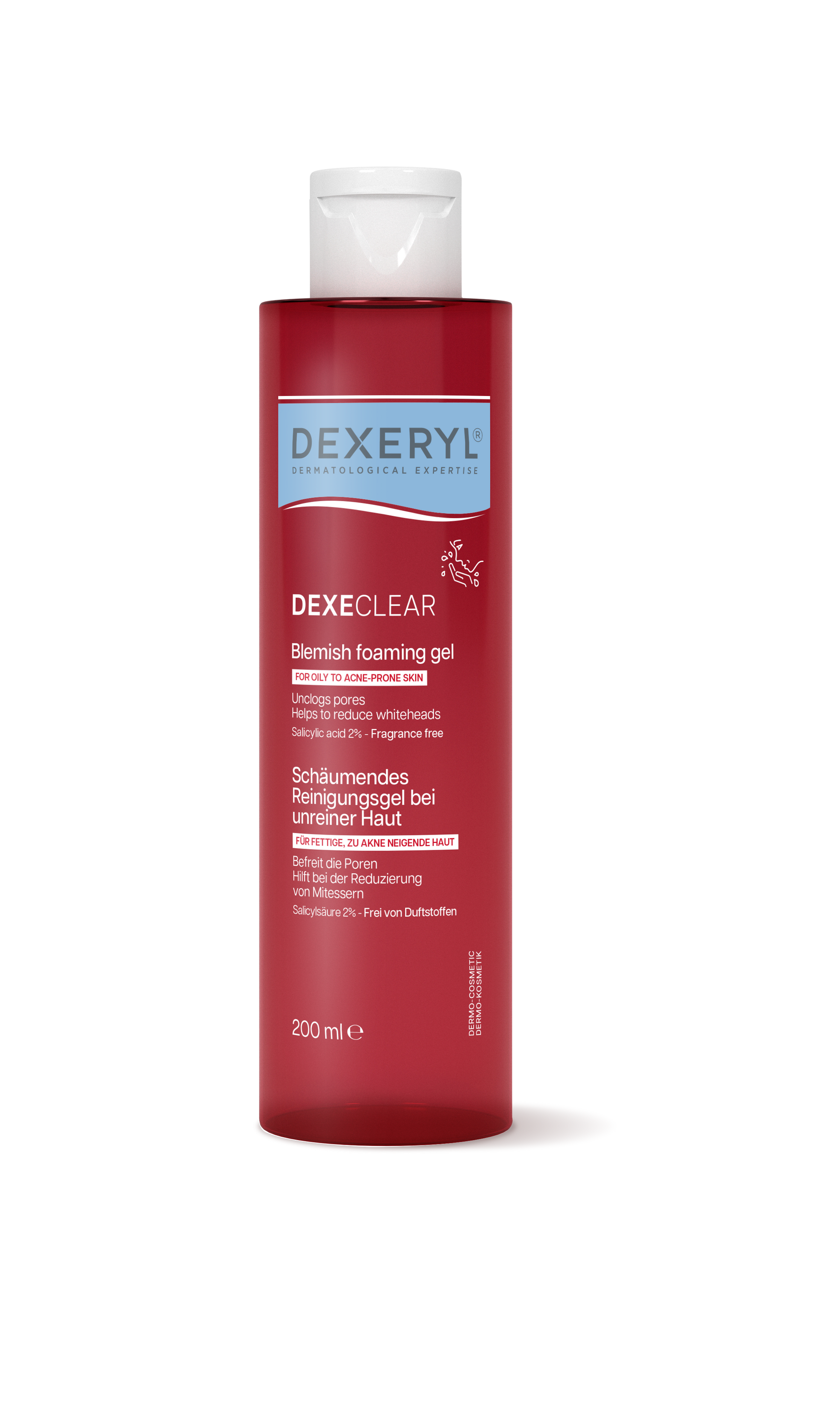 DEXERYL DEXECLEAR измиващ гел против несъвършенства 200ml