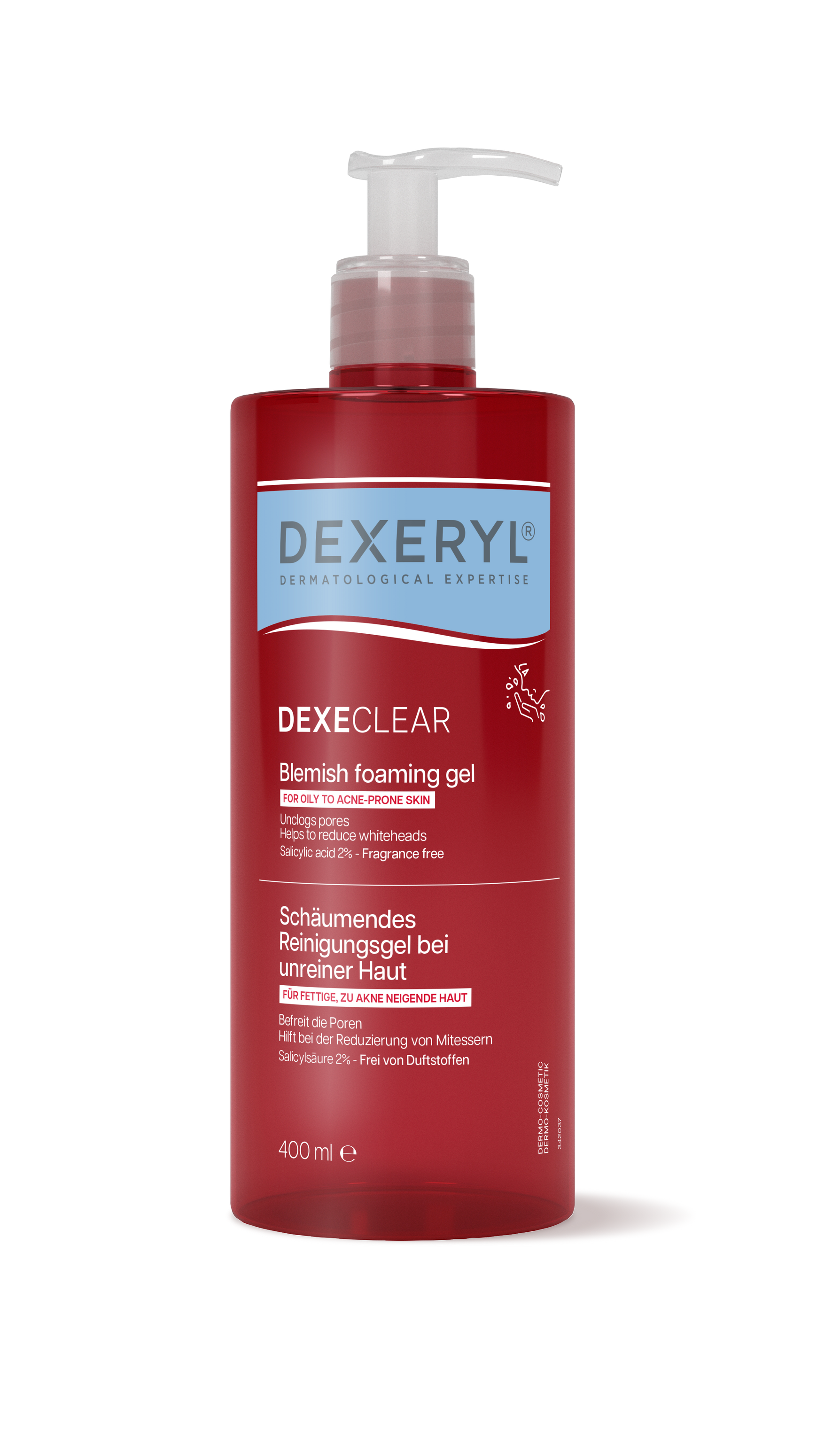 DEXERYL DEXECLEAR измиващ гел против несъвършенства 400ml