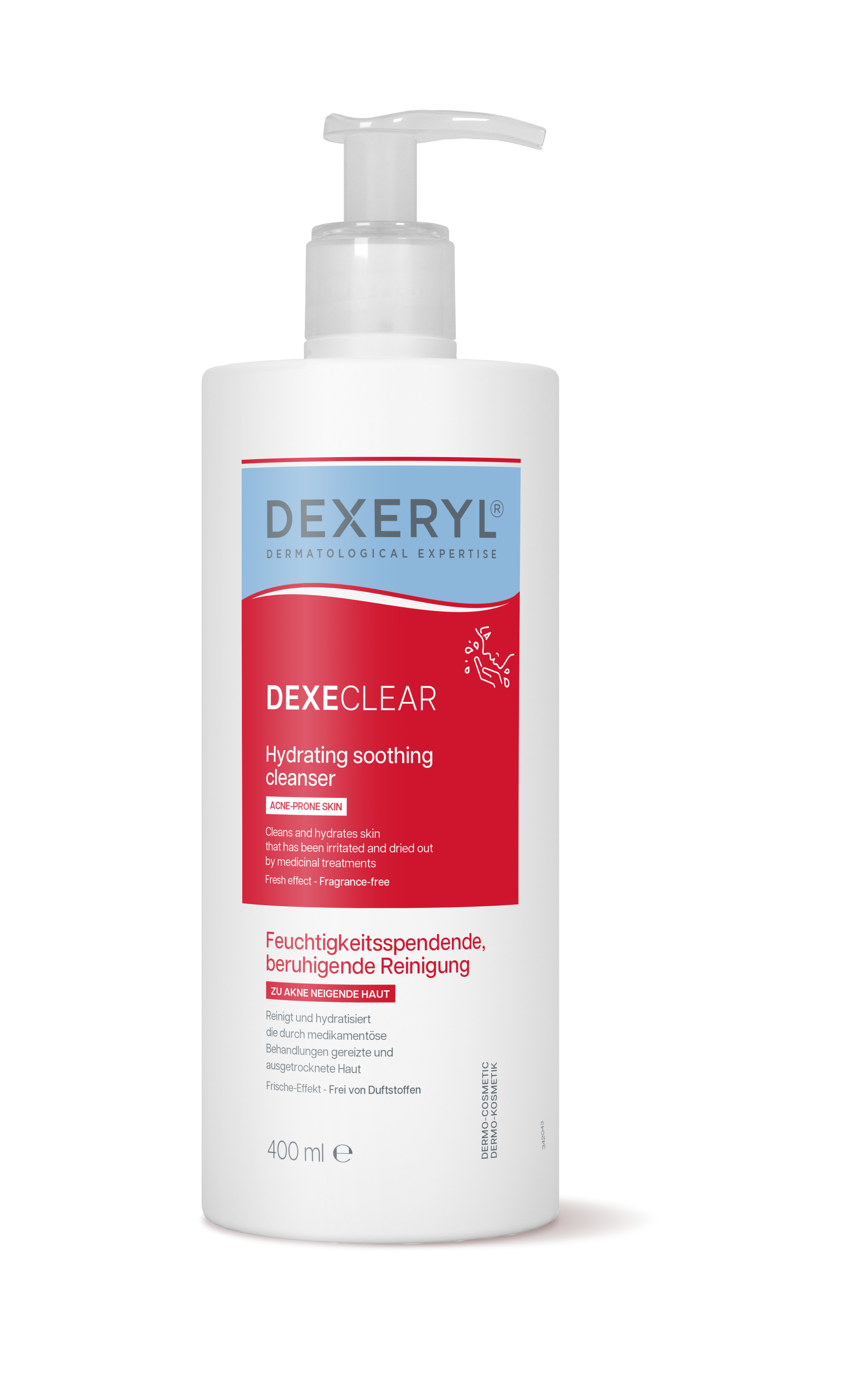 DEXERYL DEXECLEAR хидратиращ успкояващ измиващ гел 400ml