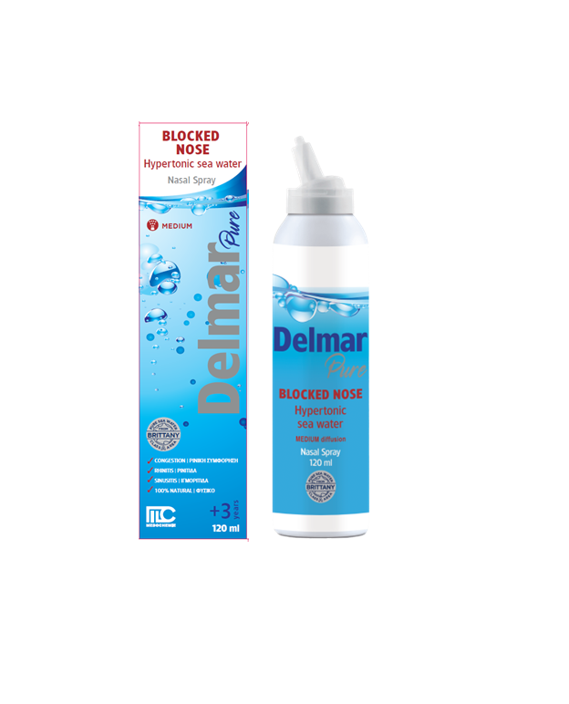 DELMAR Pure запушен нос хипертоничен спрей 120ml