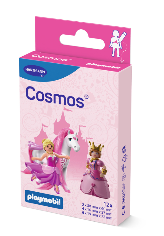 HARTMANN COSMOS Kids Playmobil розов (за момичета) пластир 3 размера x 12/535409